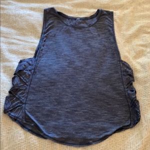Heather Blue Lululemon tank top